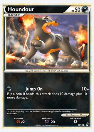 Houndour — catalogusbeeld