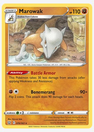 Marowak — catalogusbeeld