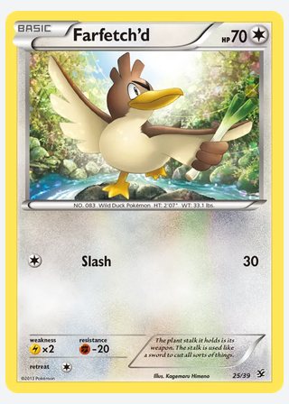 Farfetch'd — catalogusbeeld