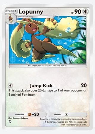 Lopunny — catalogusbeeld