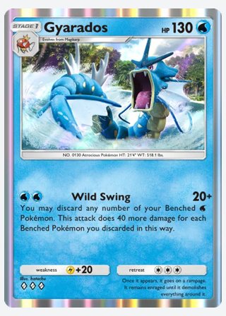 Gyarados — catalogusbeeld