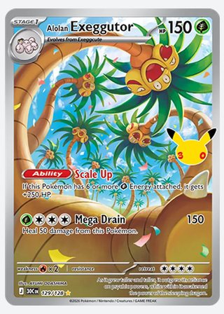 Alolan Exeggutor — catalogusbeeld