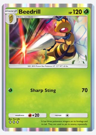 Beedrill — catalogusbeeld