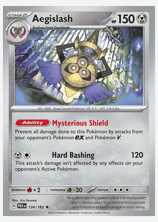 Aegislash — catalogusbeeld