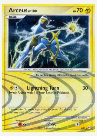 Arceus — catalogusbeeld