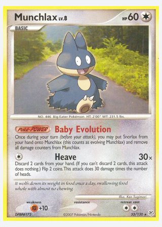 Munchlax — catalogusbeeld