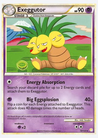 Exeggutor — catalogusbeeld