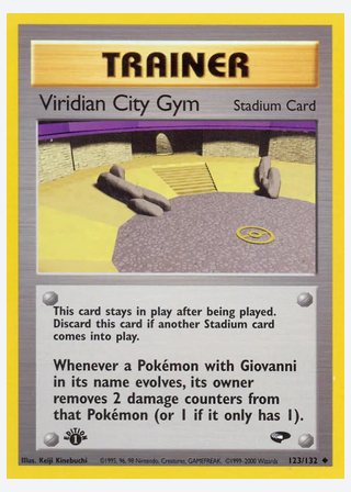 Viridian City Gym — catalogusbeeld