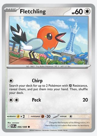 Fletchling — catalogusbeeld