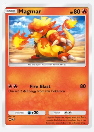 Magmar — catalogusbeeld
