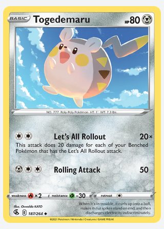 Togedemaru — catalogusbeeld
