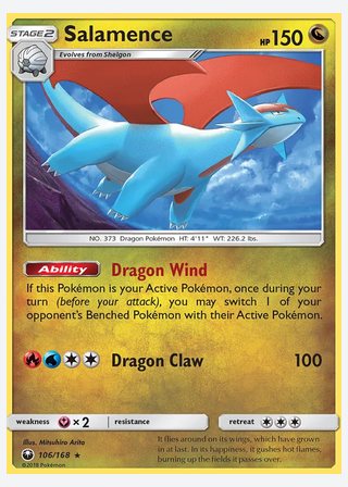 Salamence — catalogusbeeld