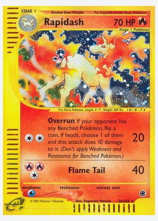 Rapidash — catalogusbeeld