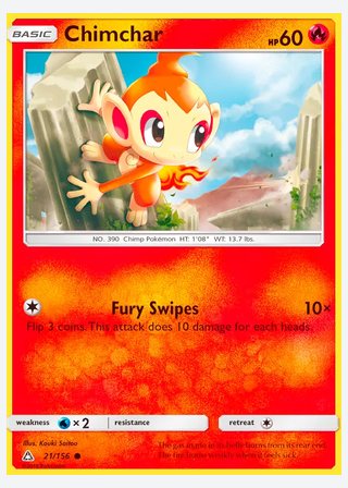 Chimchar — catalogusbeeld