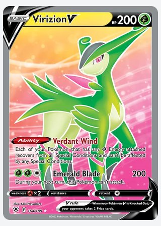 Virizion V — catalogusbeeld