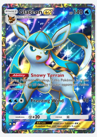 Glaceon ex — catalogusbeeld