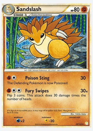 Sandslash — catalogusbeeld