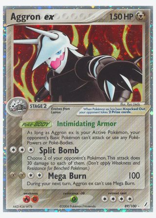 Aggron ex — catalogusbeeld