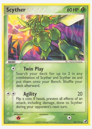 Scyther — catalogusbeeld
