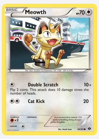 Meowth — catalogusbeeld
