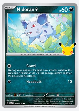 Nidoran♀ — catalogusbeeld