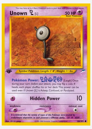 Unown [L] — catalogusbeeld