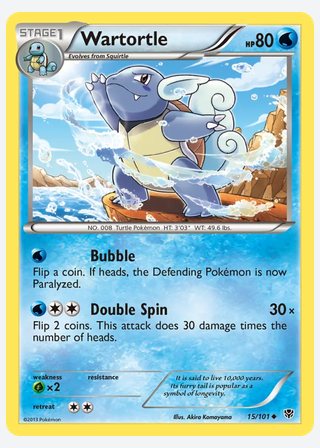 Wartortle — catalogusbeeld