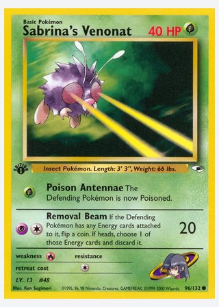 Sabrina's Venonat — catalogusbeeld
