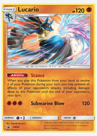 Lucario — catalogusbeeld
