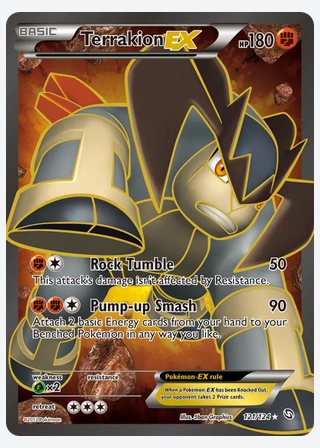 Terrakion-EX — catalogusbeeld