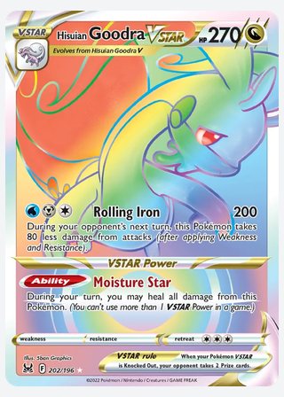 Hisuian Goodra VSTAR — catalogusbeeld