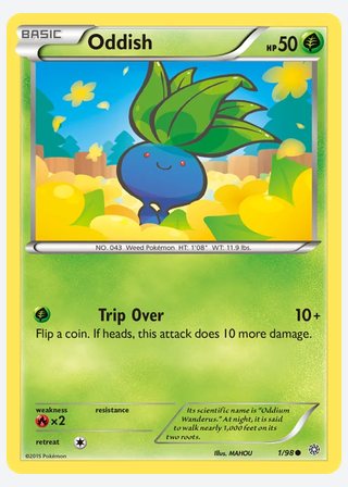Oddish — catalogusbeeld