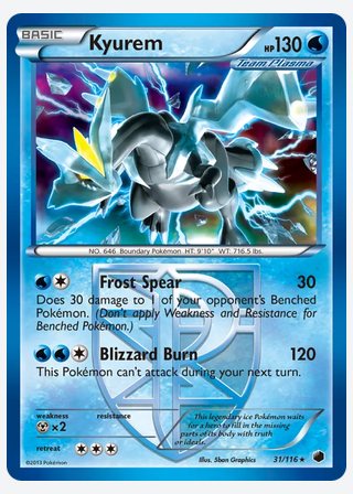 Kyurem — catalogusbeeld