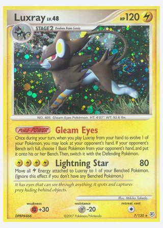 Luxray — catalogusbeeld