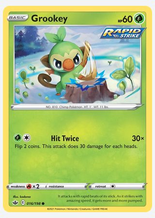 Grookey — catalogusbeeld