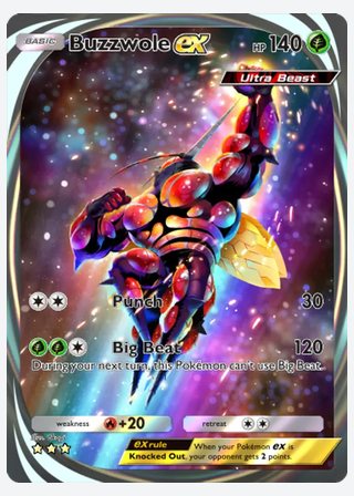 Buzzwole ex — catalogusbeeld