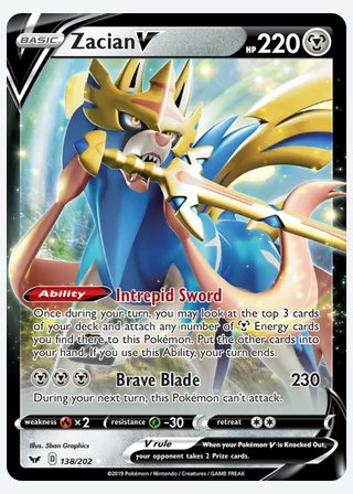 Zacian V — catalogusbeeld
