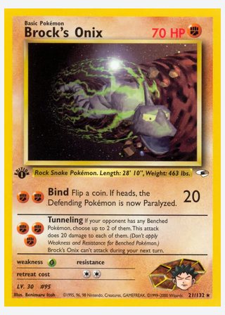 Brock's Onix — catalogusbeeld