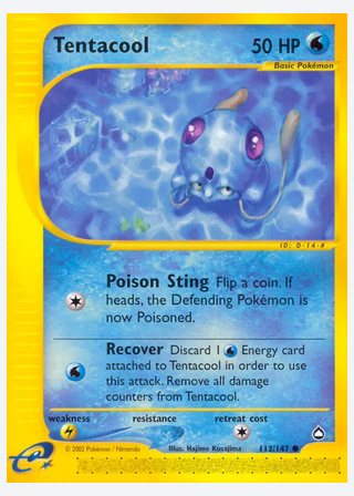 Tentacool — catalogusbeeld