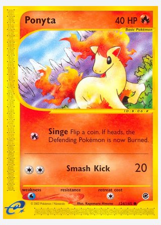 Ponyta — catalogusbeeld