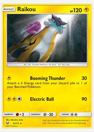 Raikou — catalogusbeeld
