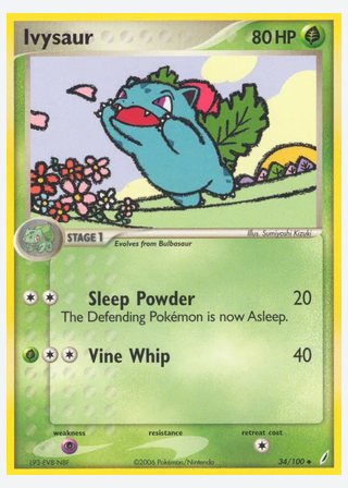 Ivysaur — catalogusbeeld