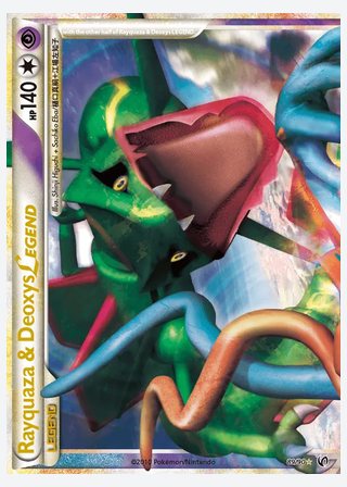 Rayquaza & Deoxys LEGEND — catalogusbeeld