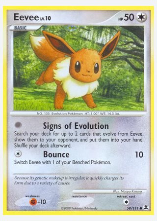 Eevee — catalogusbeeld