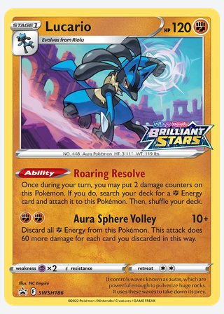 Lucario — catalogusbeeld