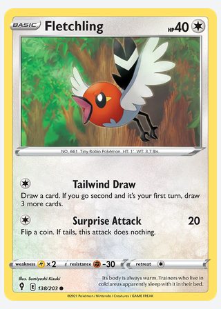 Fletchling — catalogusbeeld