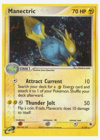 Manectric — catalogusbeeld