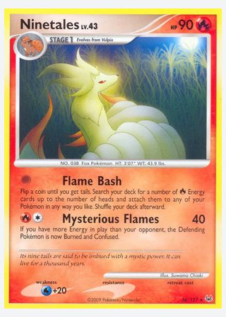Ninetales — catalogusbeeld