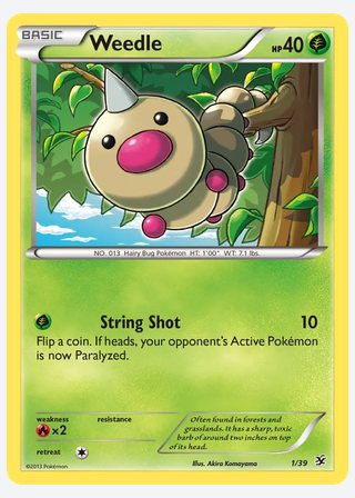 Weedle — catalogusbeeld