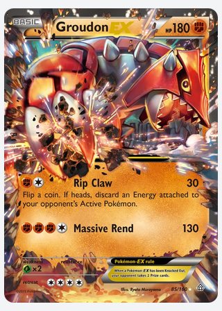 Groudon EX — catalogusbeeld
